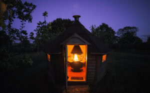 orchard escapes fire pit